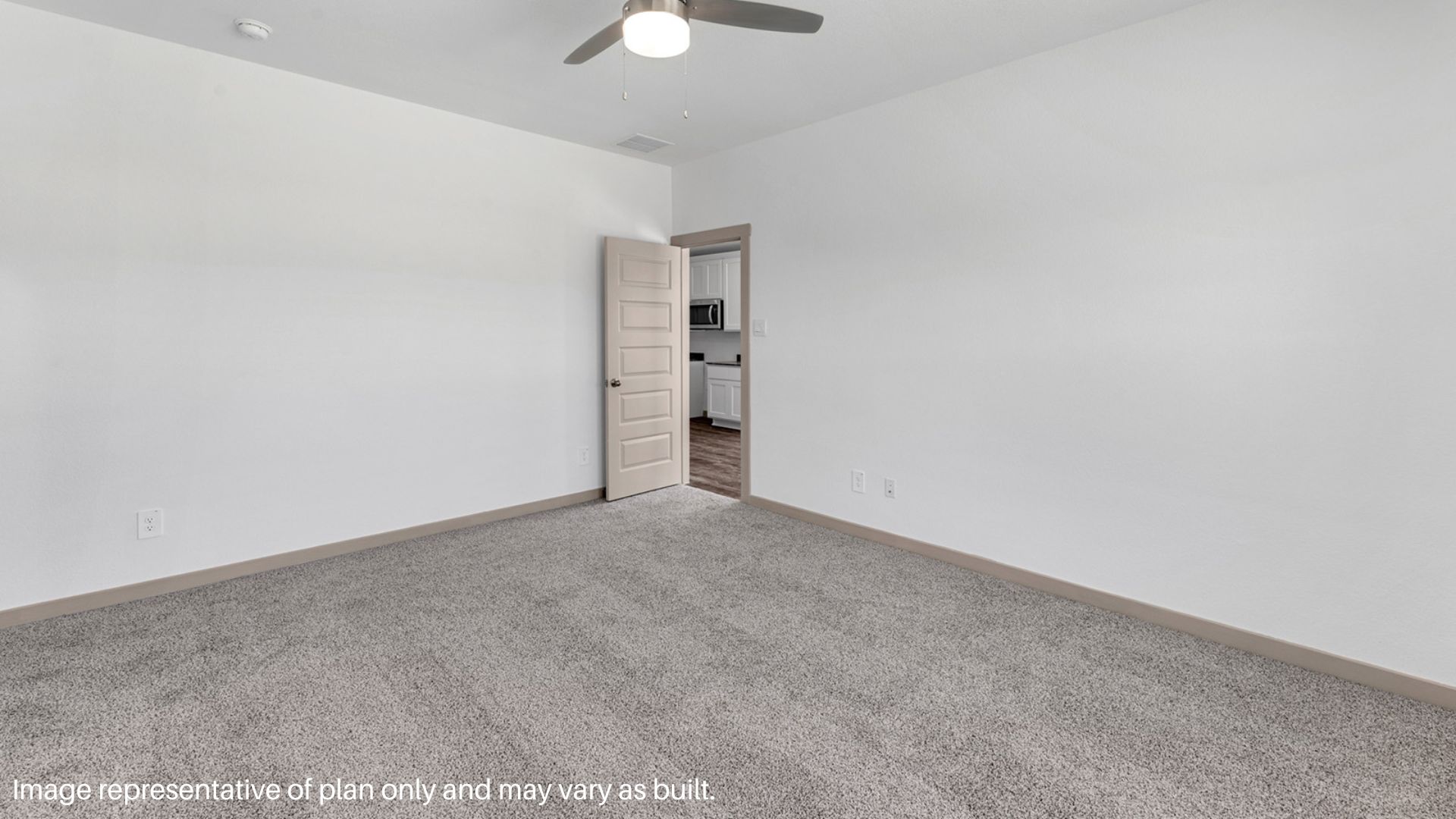 Large Primary Bedroom with Ceiling Fan
