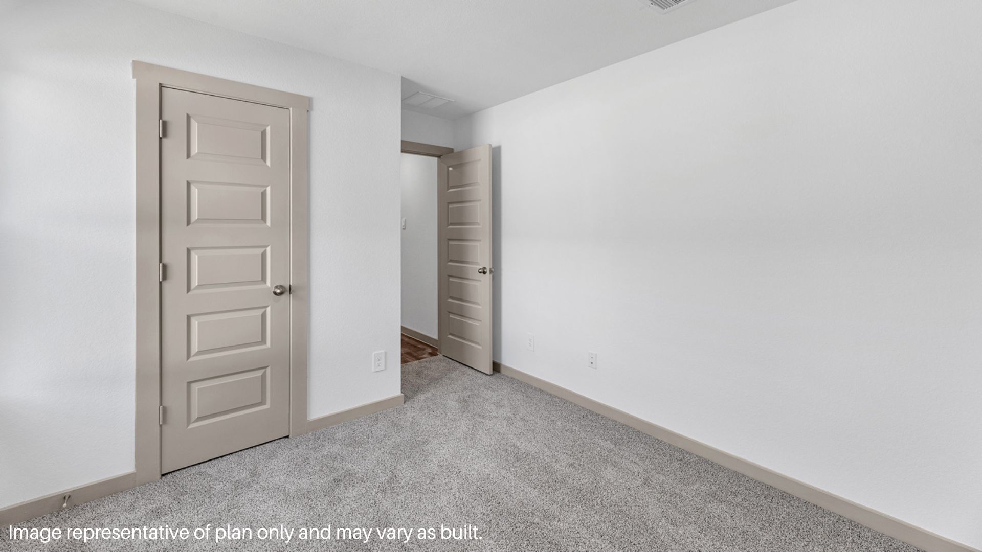 Secondary Bedroom with walk in closet