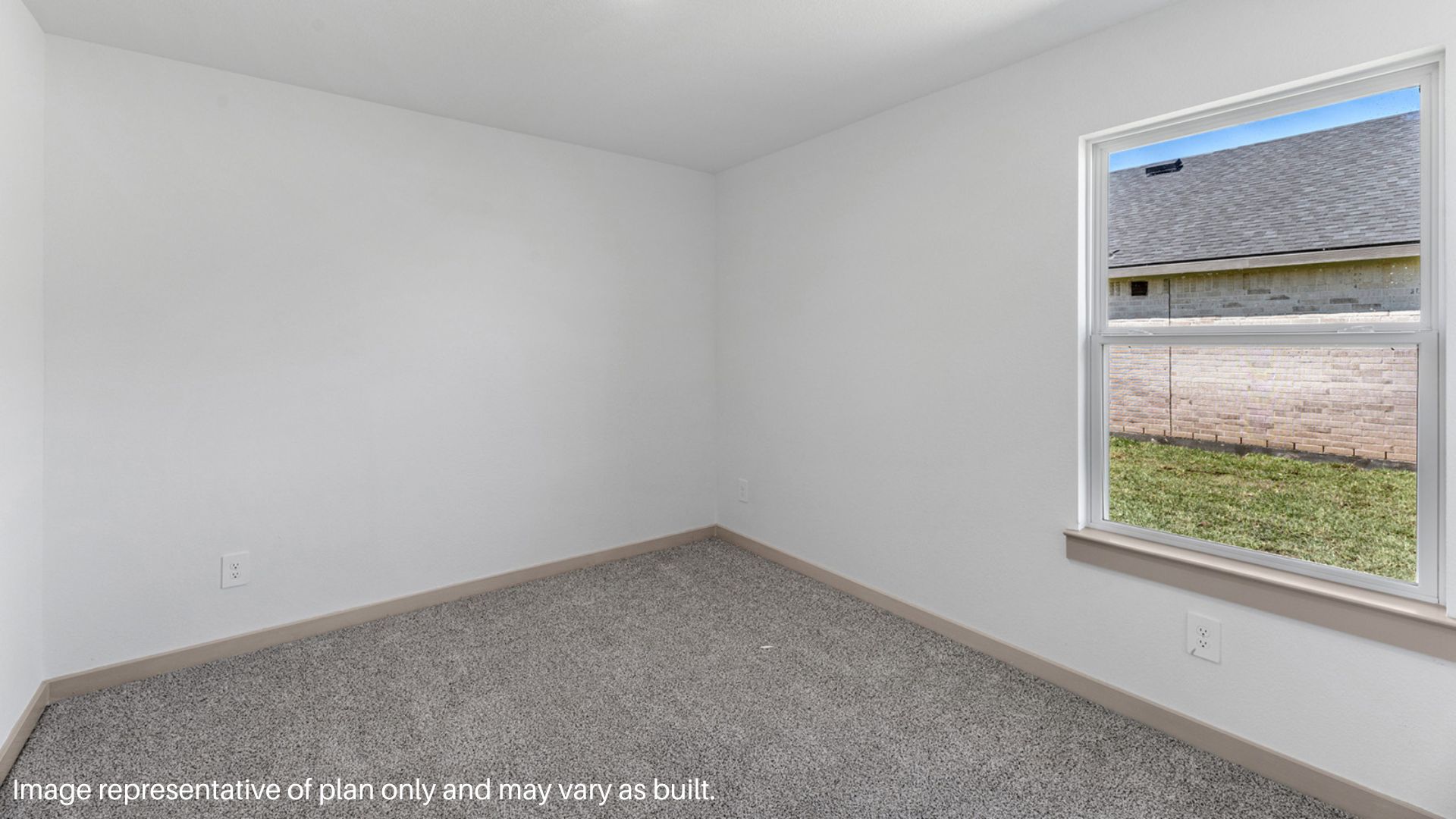 Secondary Bedroom with 1 Large window