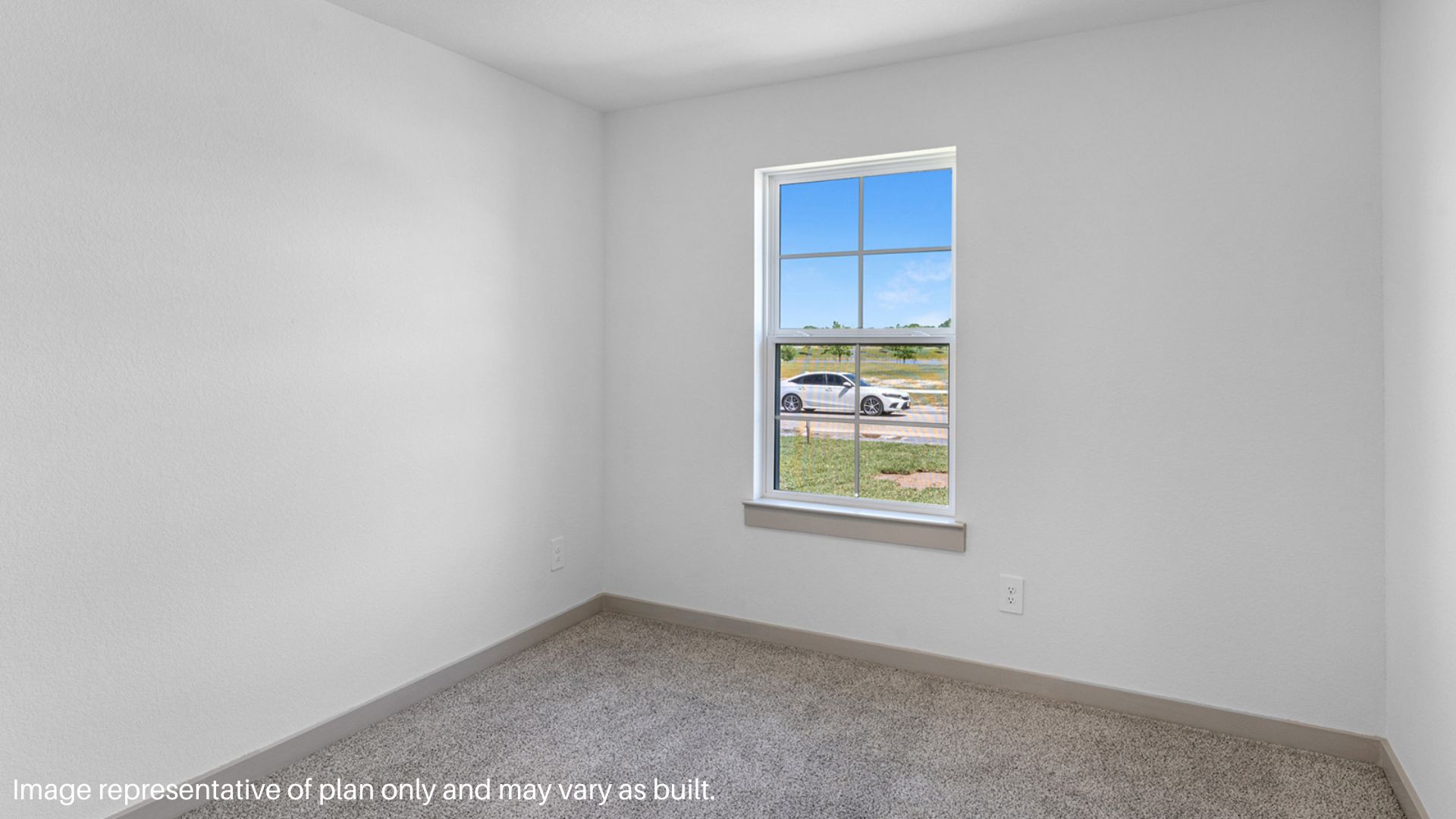 Secondary Bedroom with 1 Large window