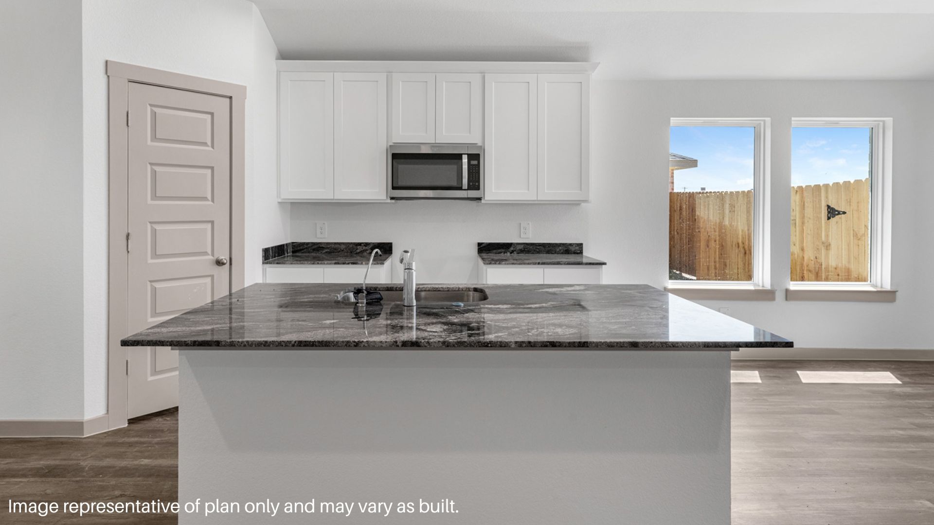 Center Island in Kitchen