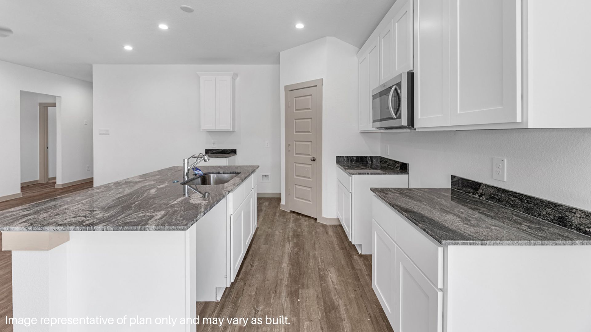 Side View of the Kitchen