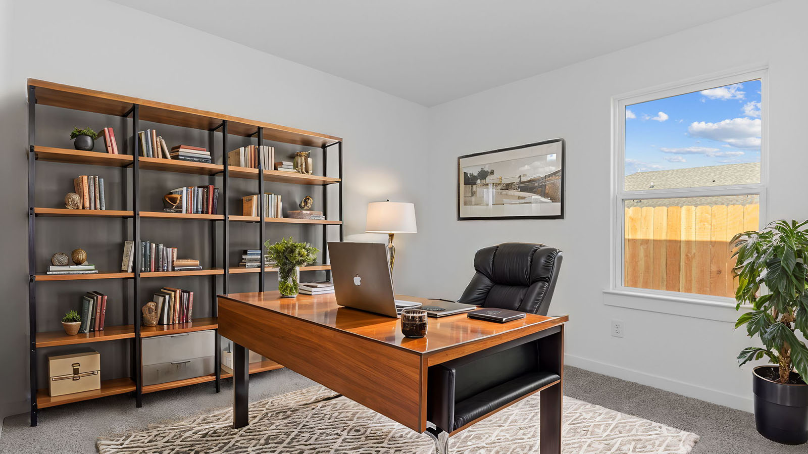 Secondary bedroom with one large window