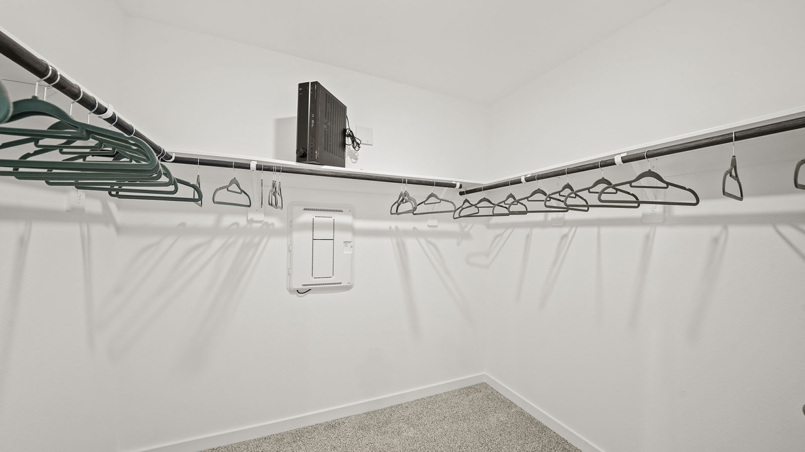 Primary large walk in closet
