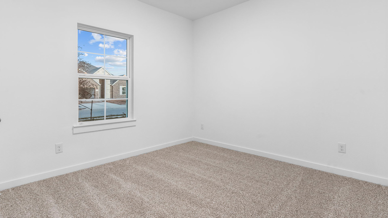 Secondary bedroom with window