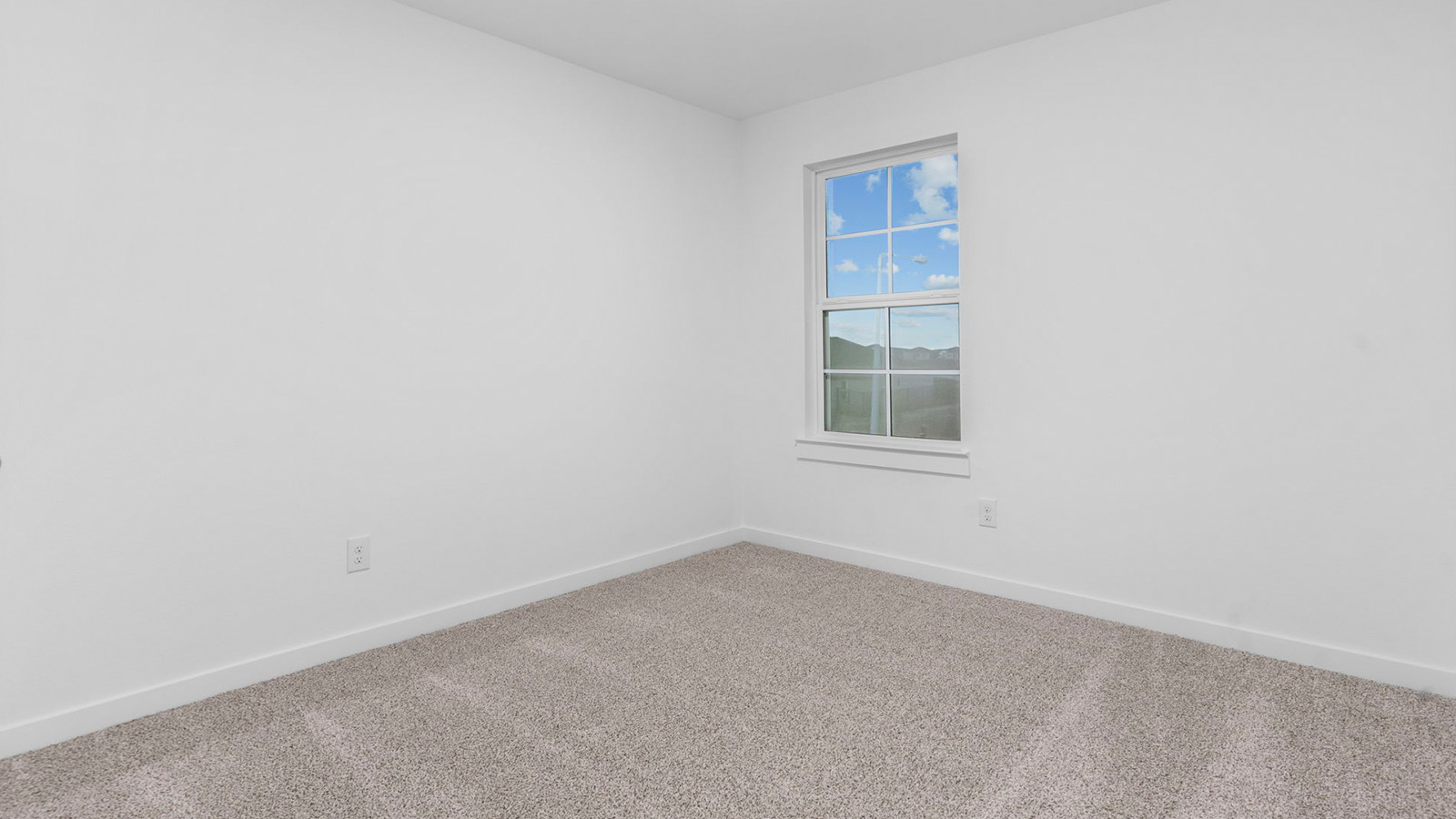 Secondary bedroom with window