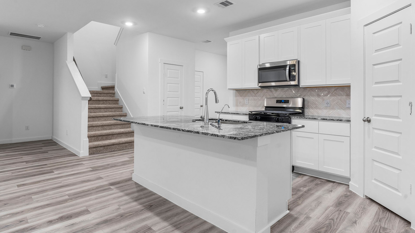 Open concept kitchen