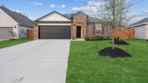 cali floorplan one story brick home
