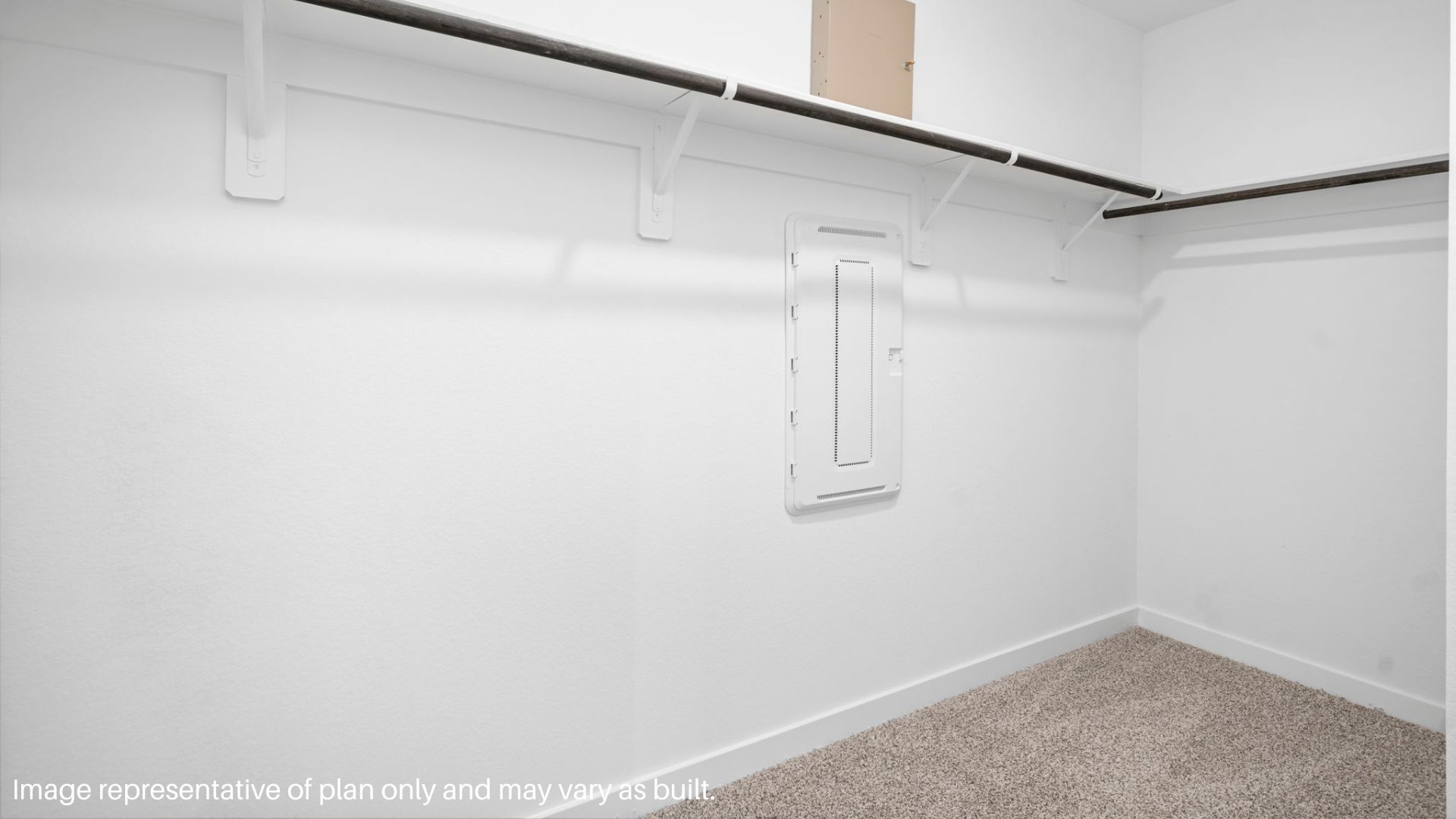 walk in primary closet