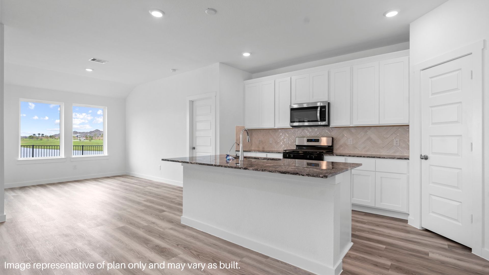 open concept kitchen