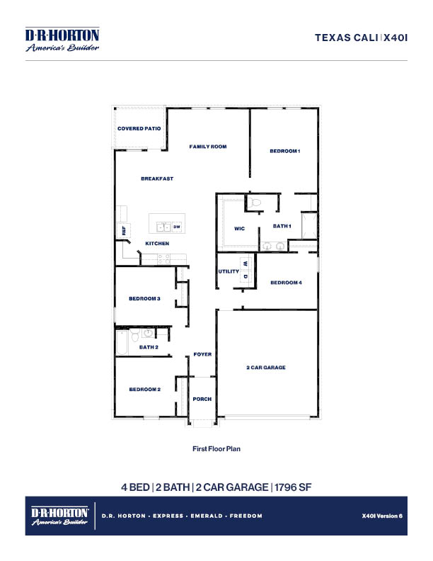 Cali/X40I Floor Plan