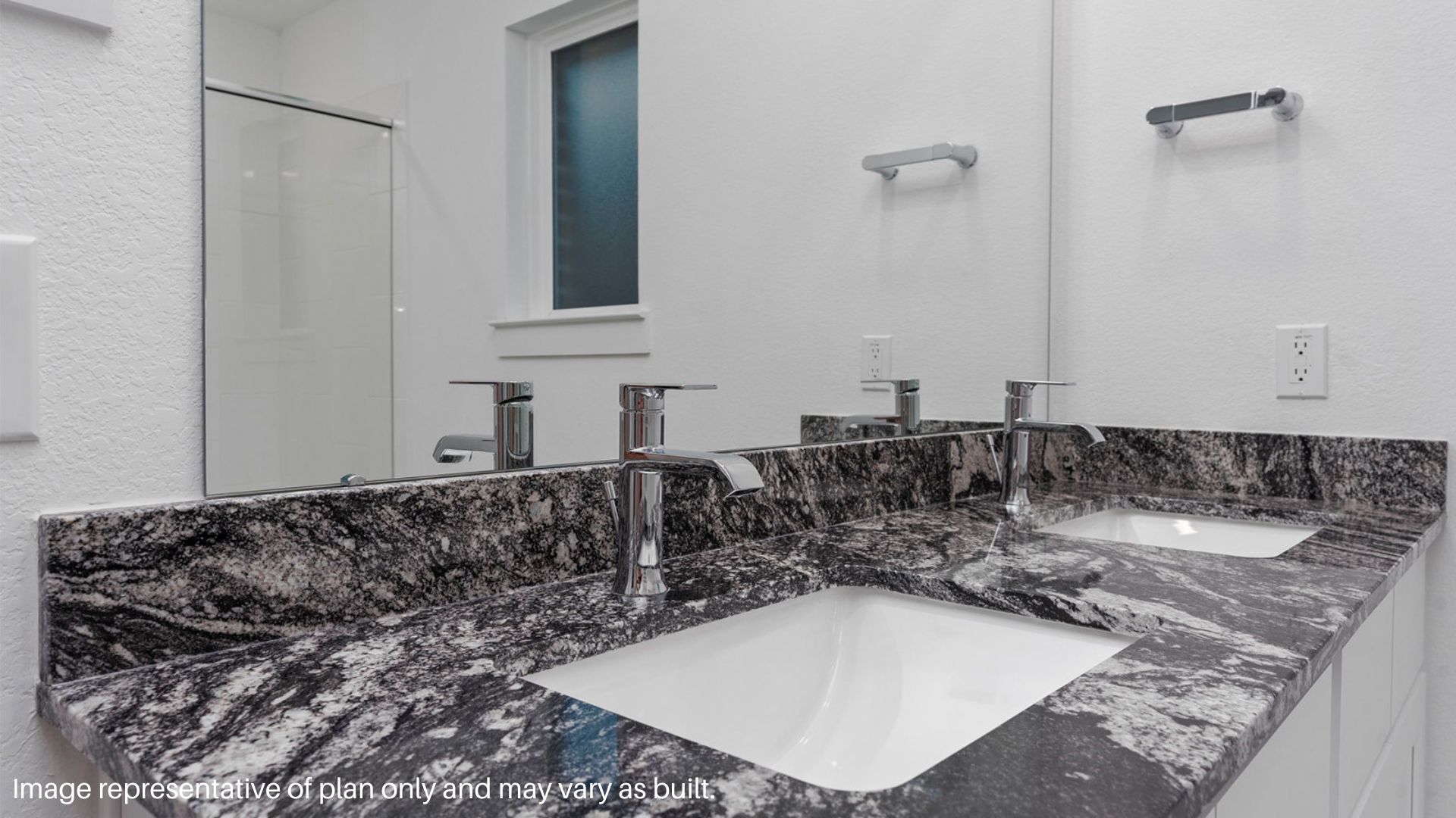 Primary Bathroom double vanity sink