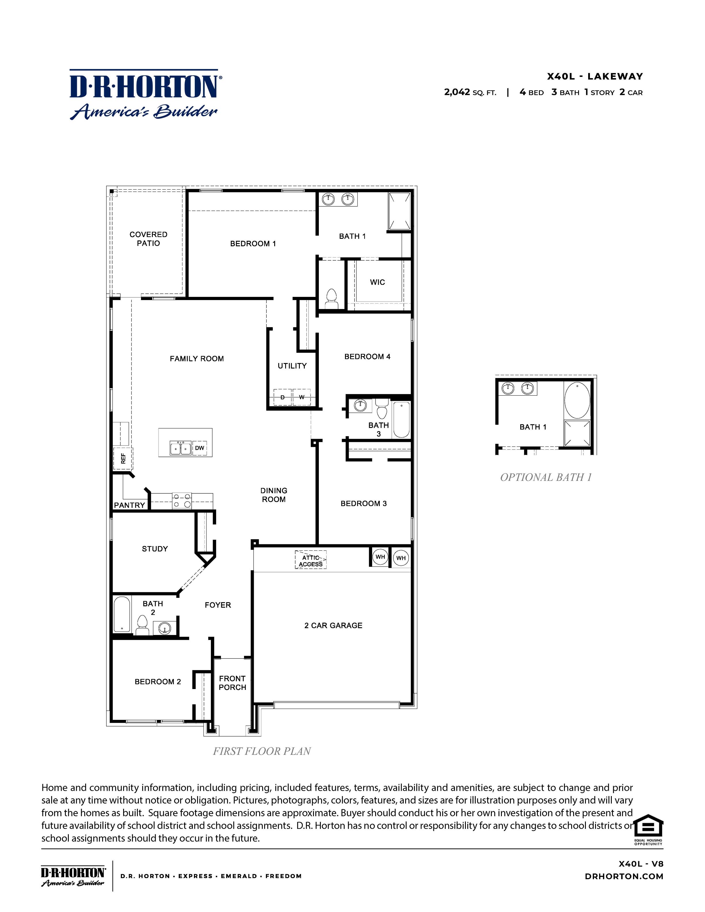 Lakeway floorplan