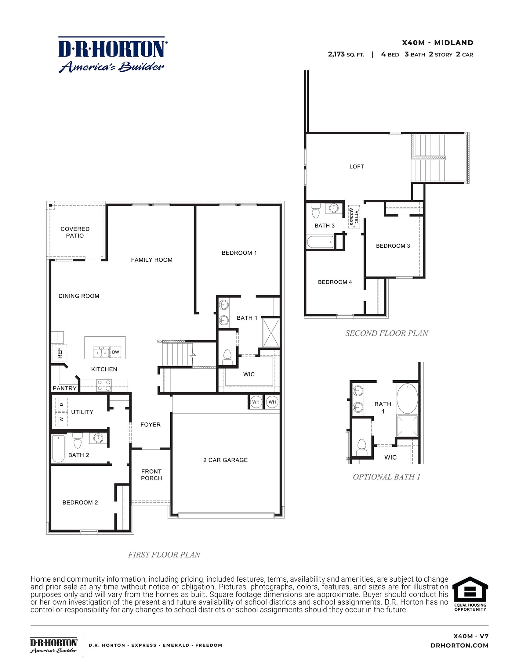 Midland X40M Floor Plan