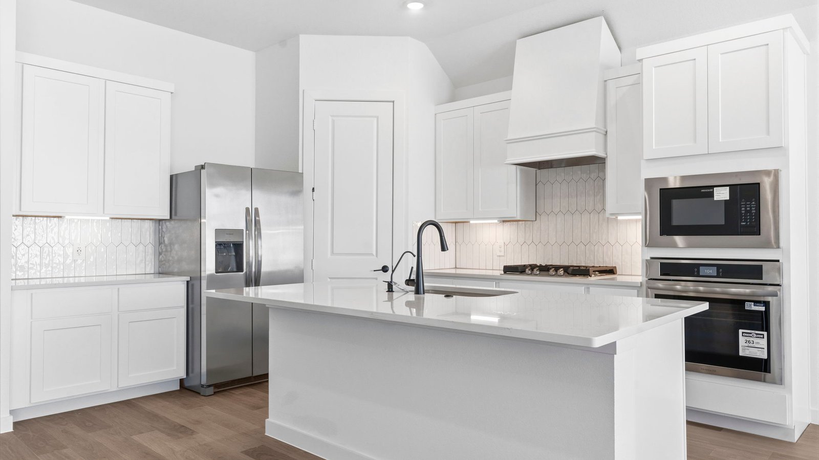 kitchen with large island