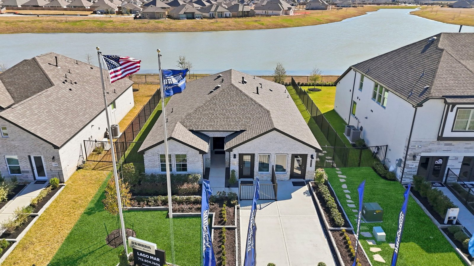 one story model home