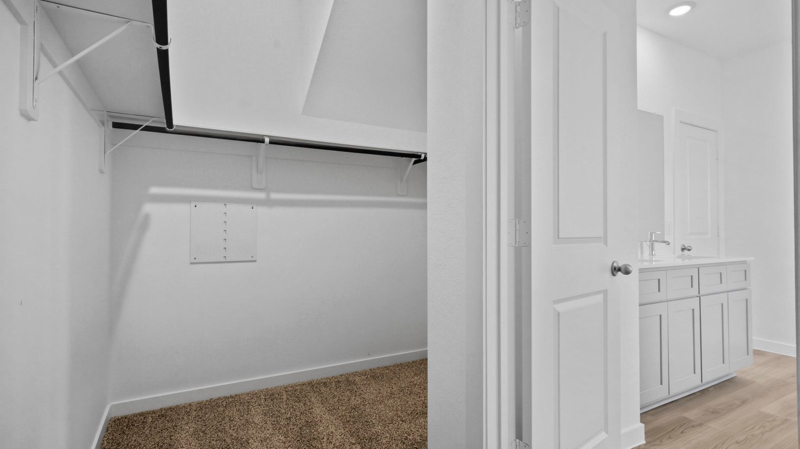 primary walk in closet