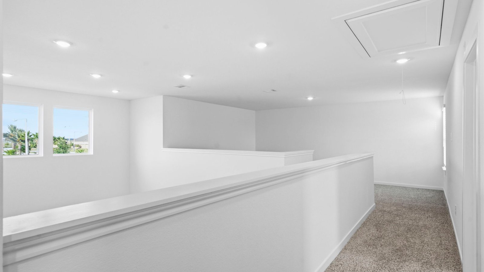 second floor hallway