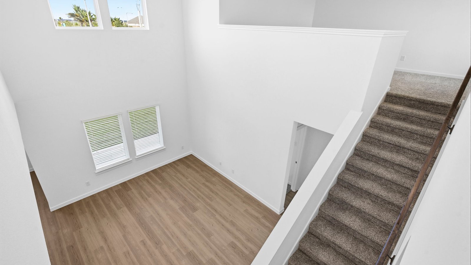 view of the first floor from the second floor