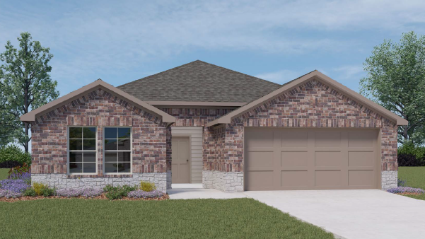hunstville one story brick floor plan
