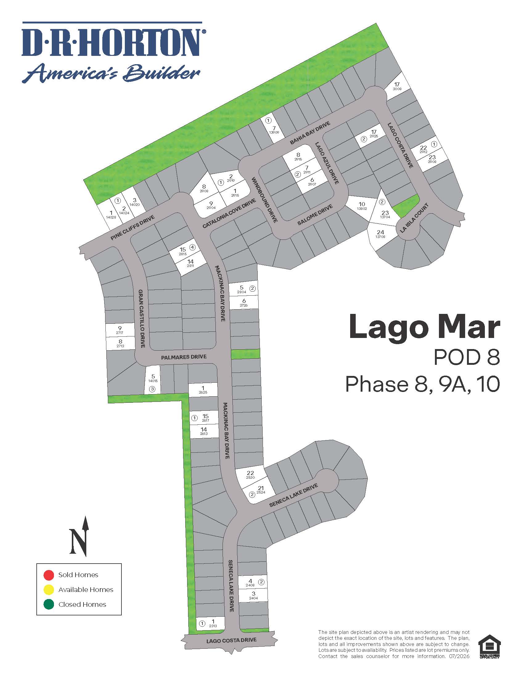 Static Lot Map