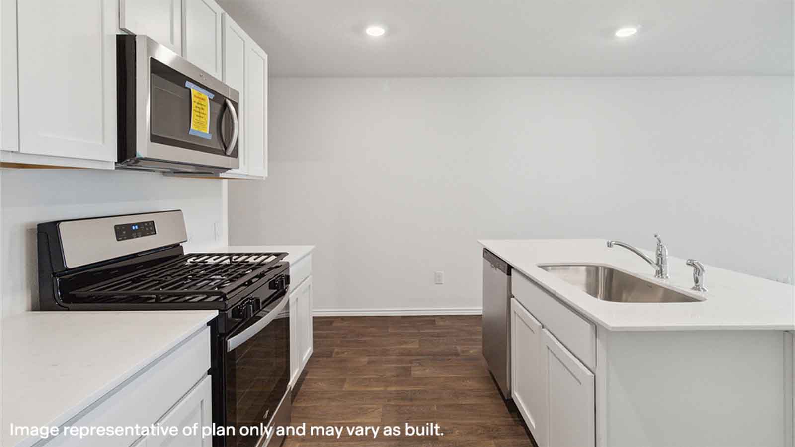 stainless steel appliances in the kitchen