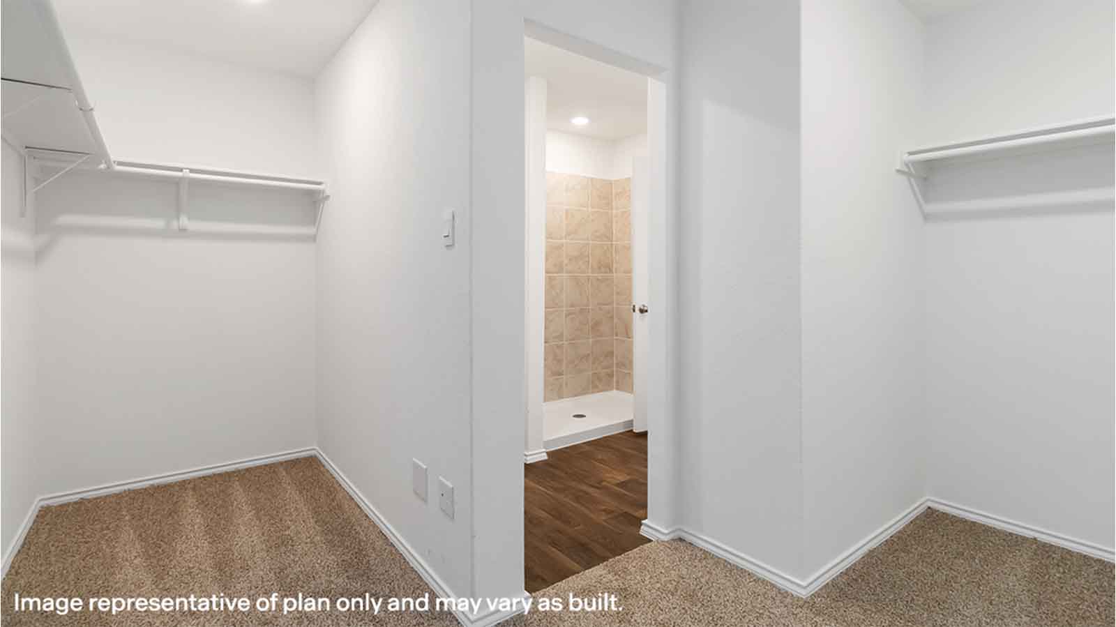 primary walk in closet