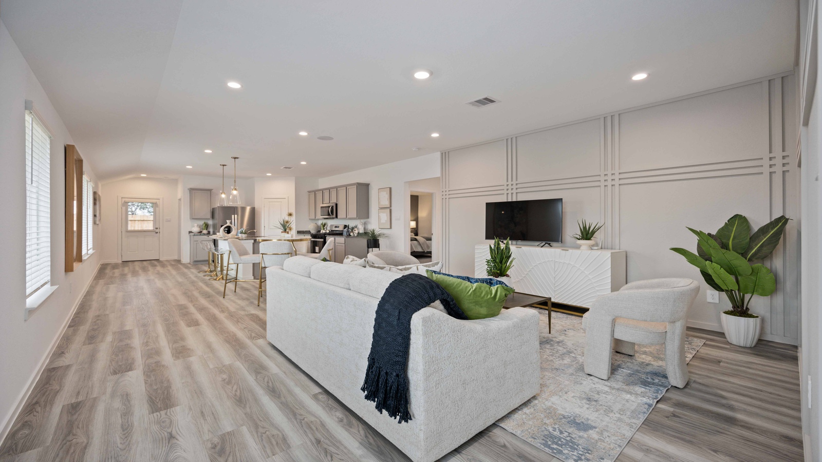 Open concept living room