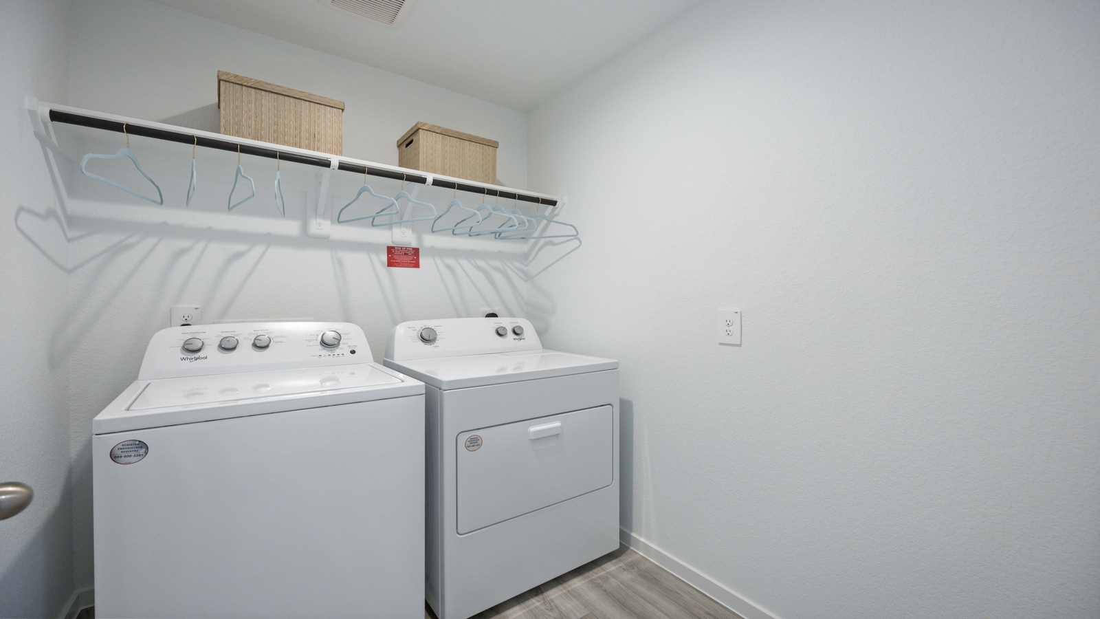 Walk in utility room