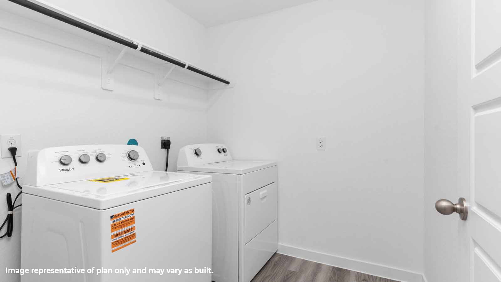walk in laundry room