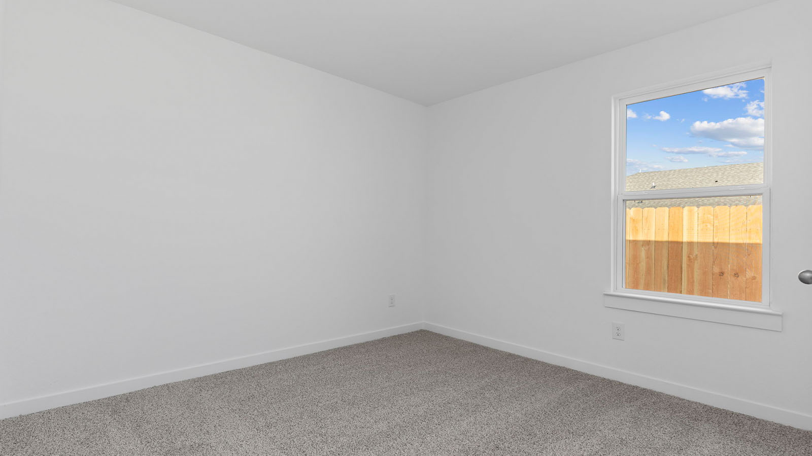 Secondary bedroom with one large window