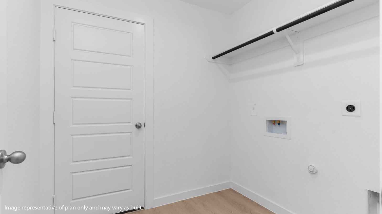 Walk in utility room