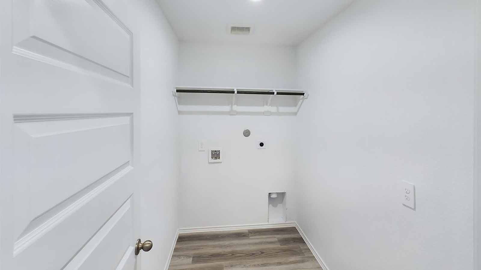 Walk in utility room
