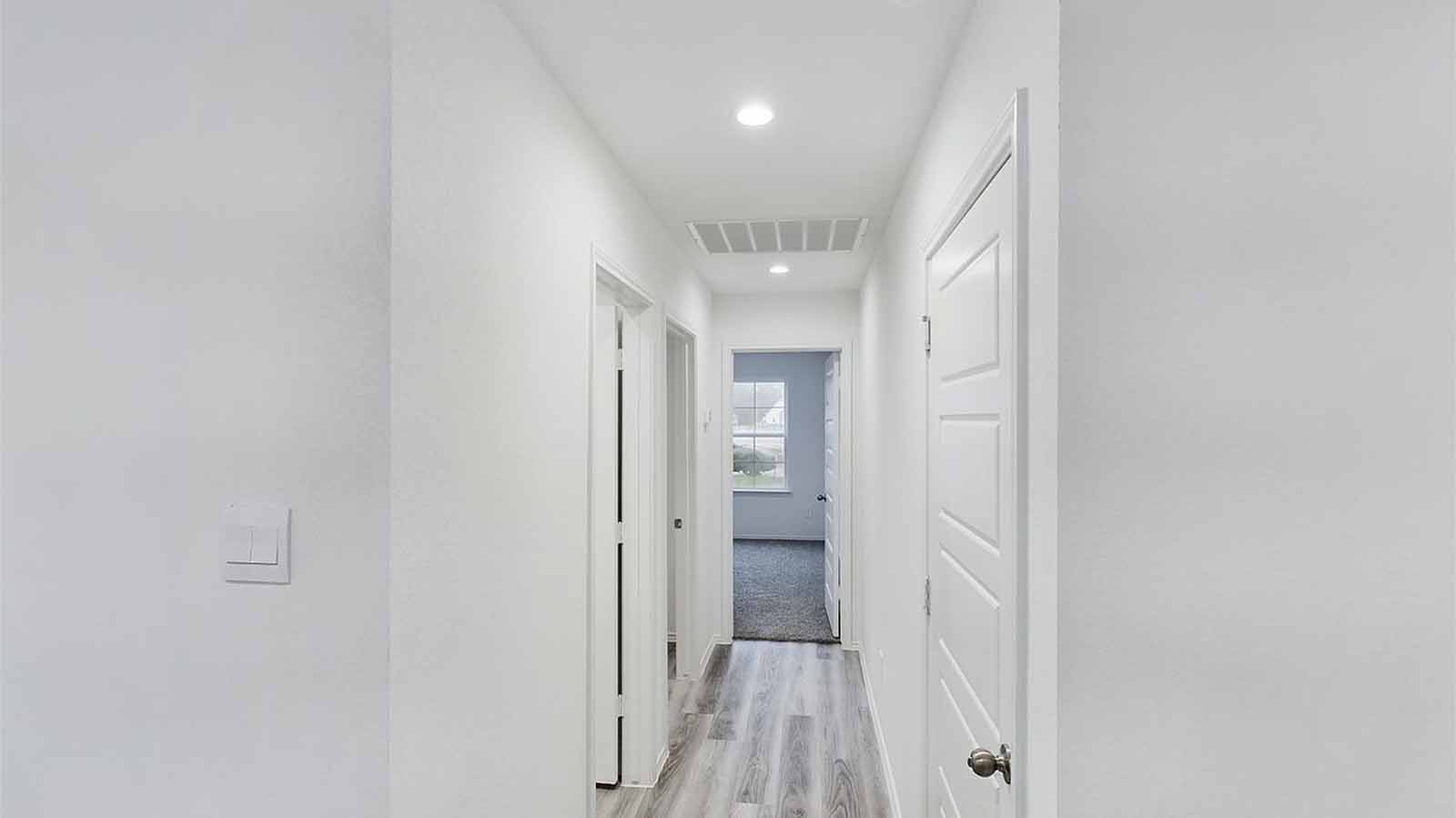 Hallway leading to secondary bedrooms