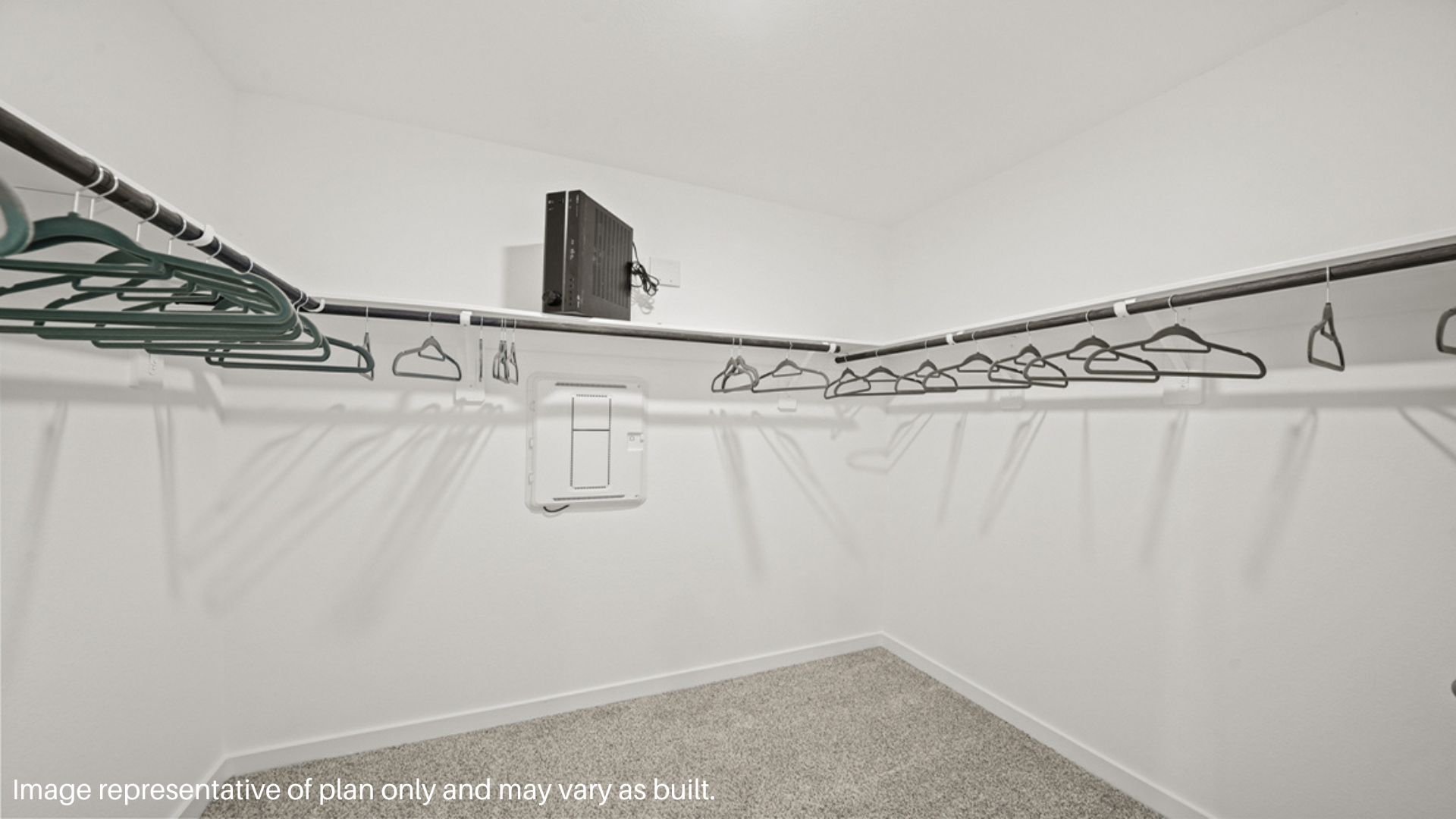 Primary walk in closet