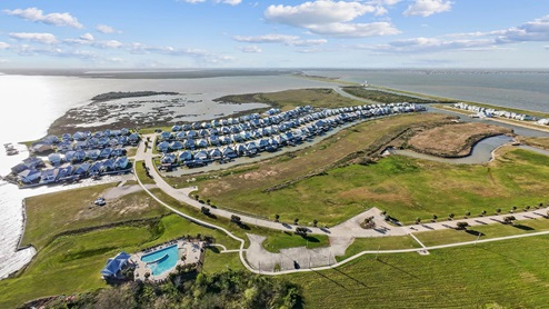 Aeral view of grand cay