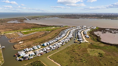 Aerial view of homesite