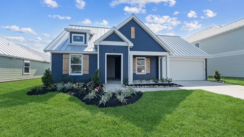 Single story Garland plan with lake views