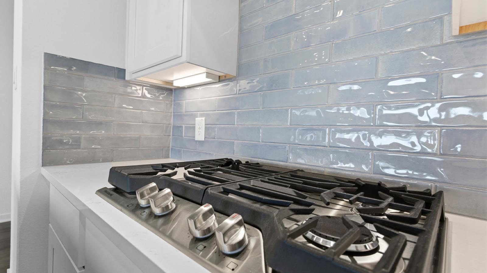 kitchen with gas stove