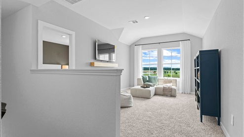 entry into upstairs game room