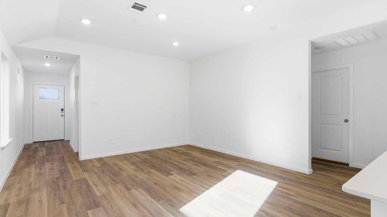 open concept living room