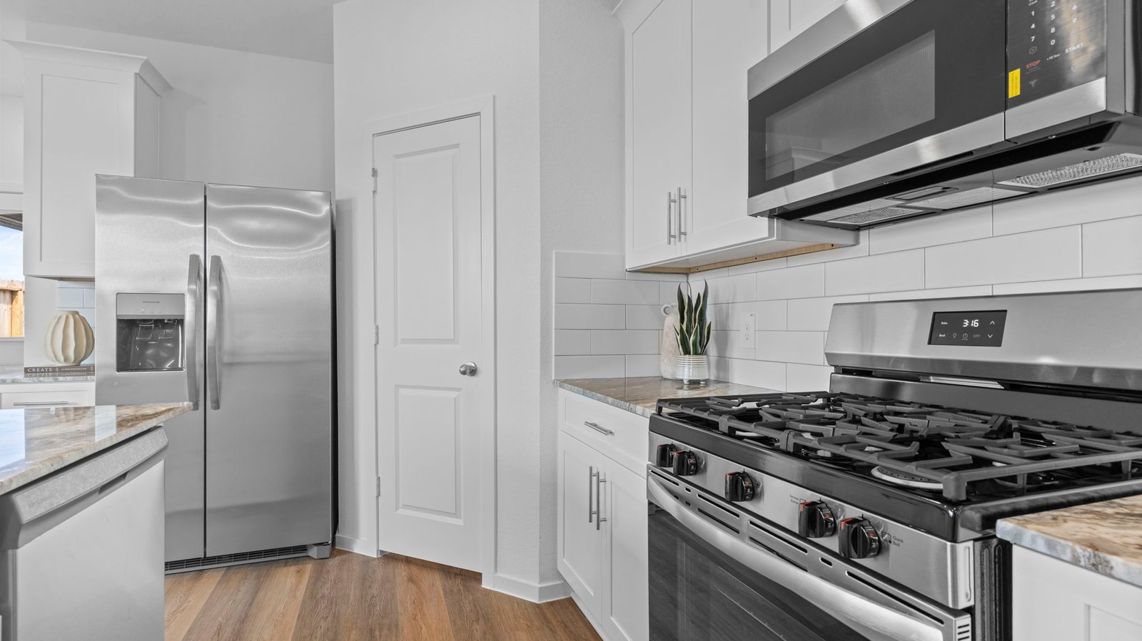 kitchen with stainless steel appliances