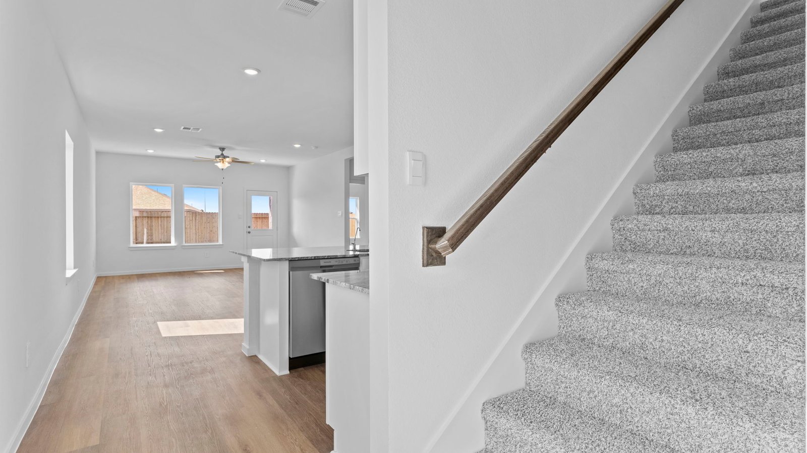 stairway in the foyer