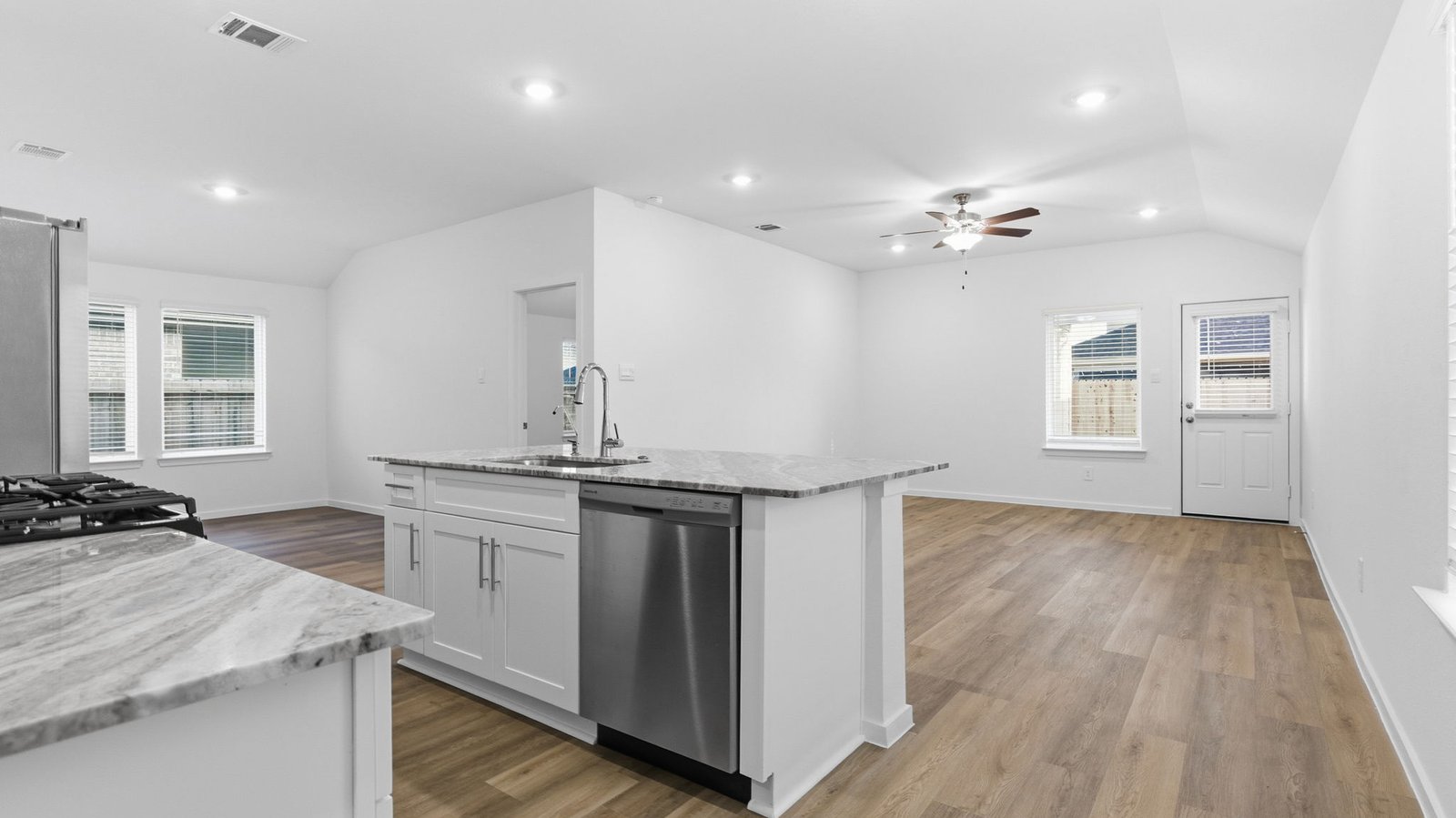 open concept kitchen
