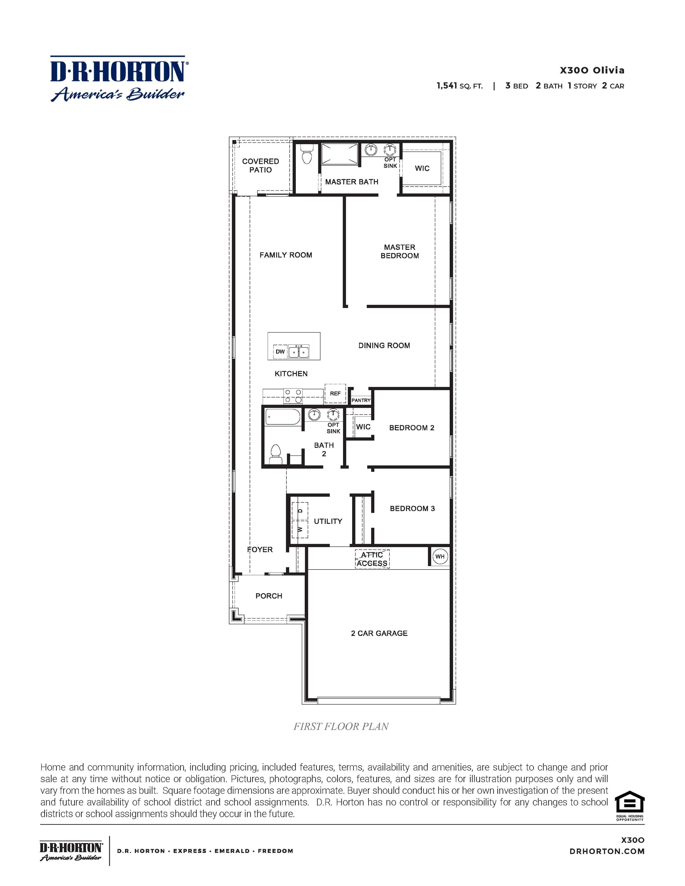 Olivia floorplan