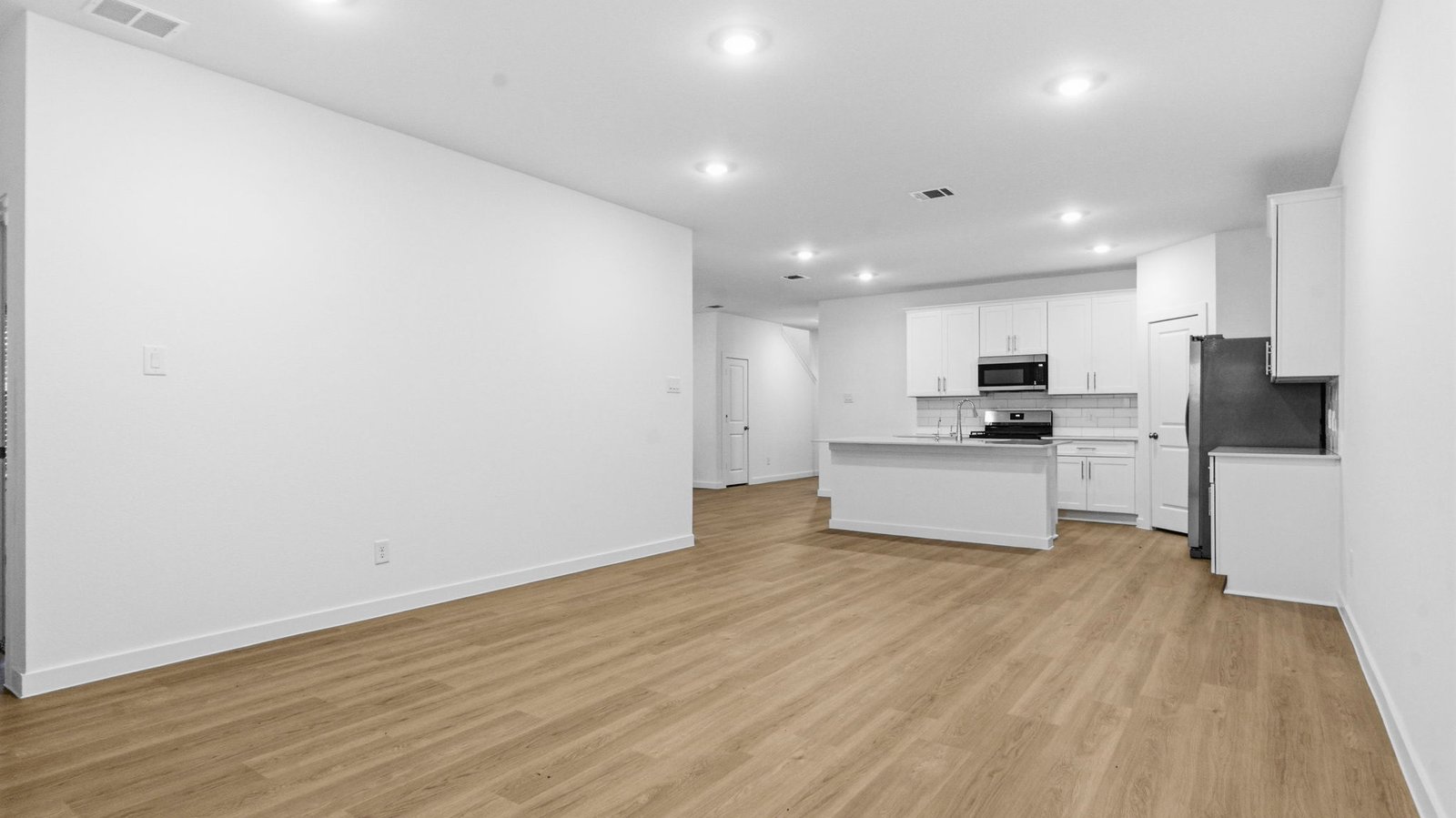 open concept living room