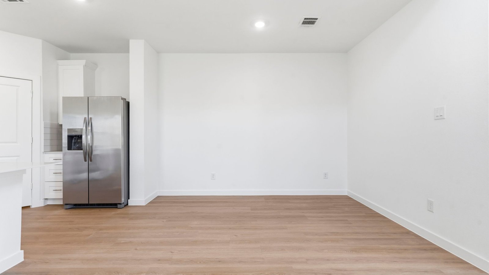 open concept dining room