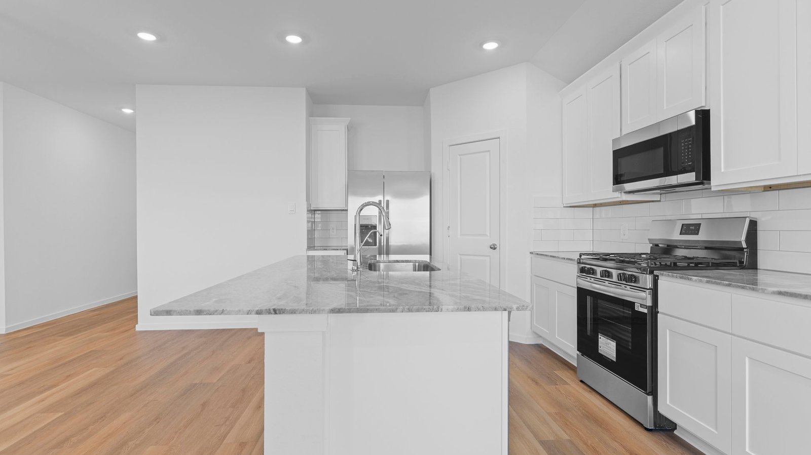 kitchen with stainless steel appliances