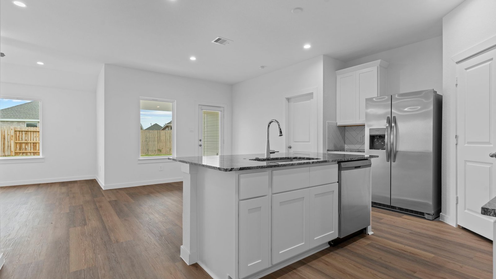 open concept kitchen