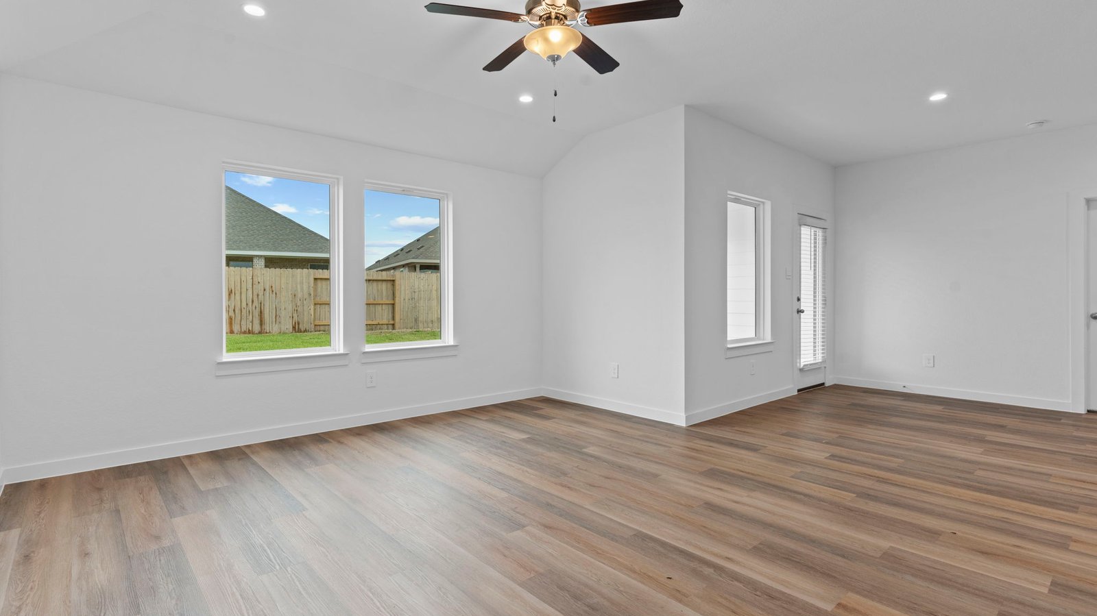 open concept dining and living room